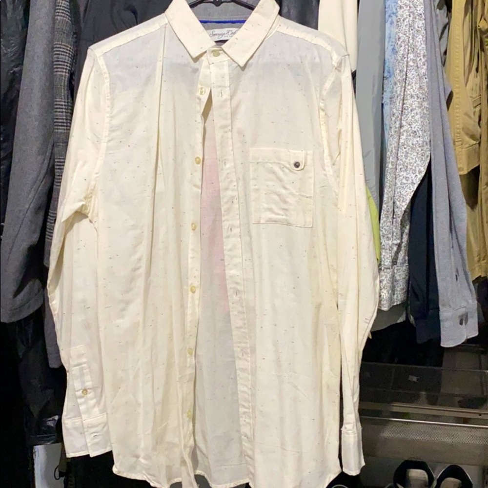 Long sleeve casual button down shirt
